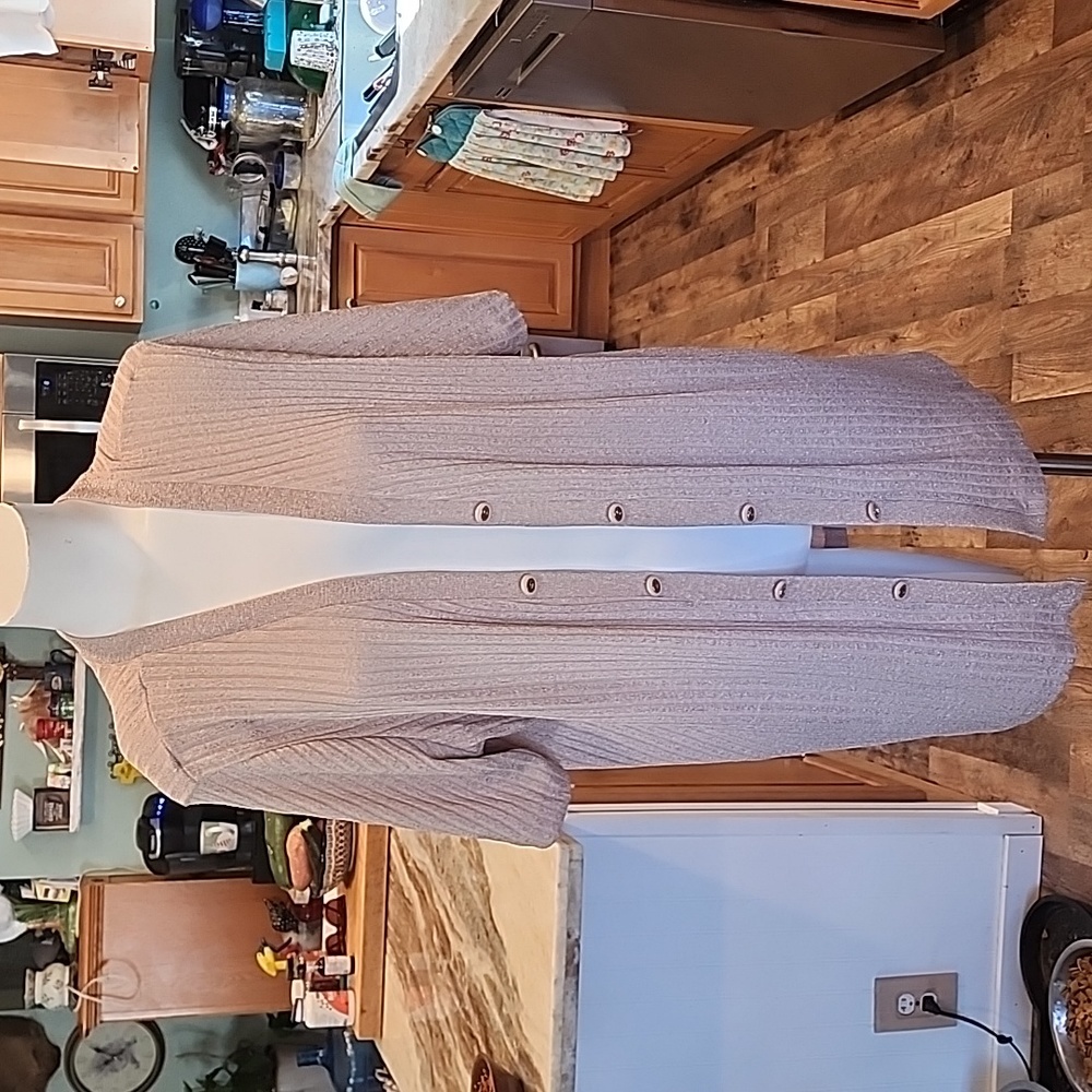 COC  Ribbed Short Sleeve Cardigan